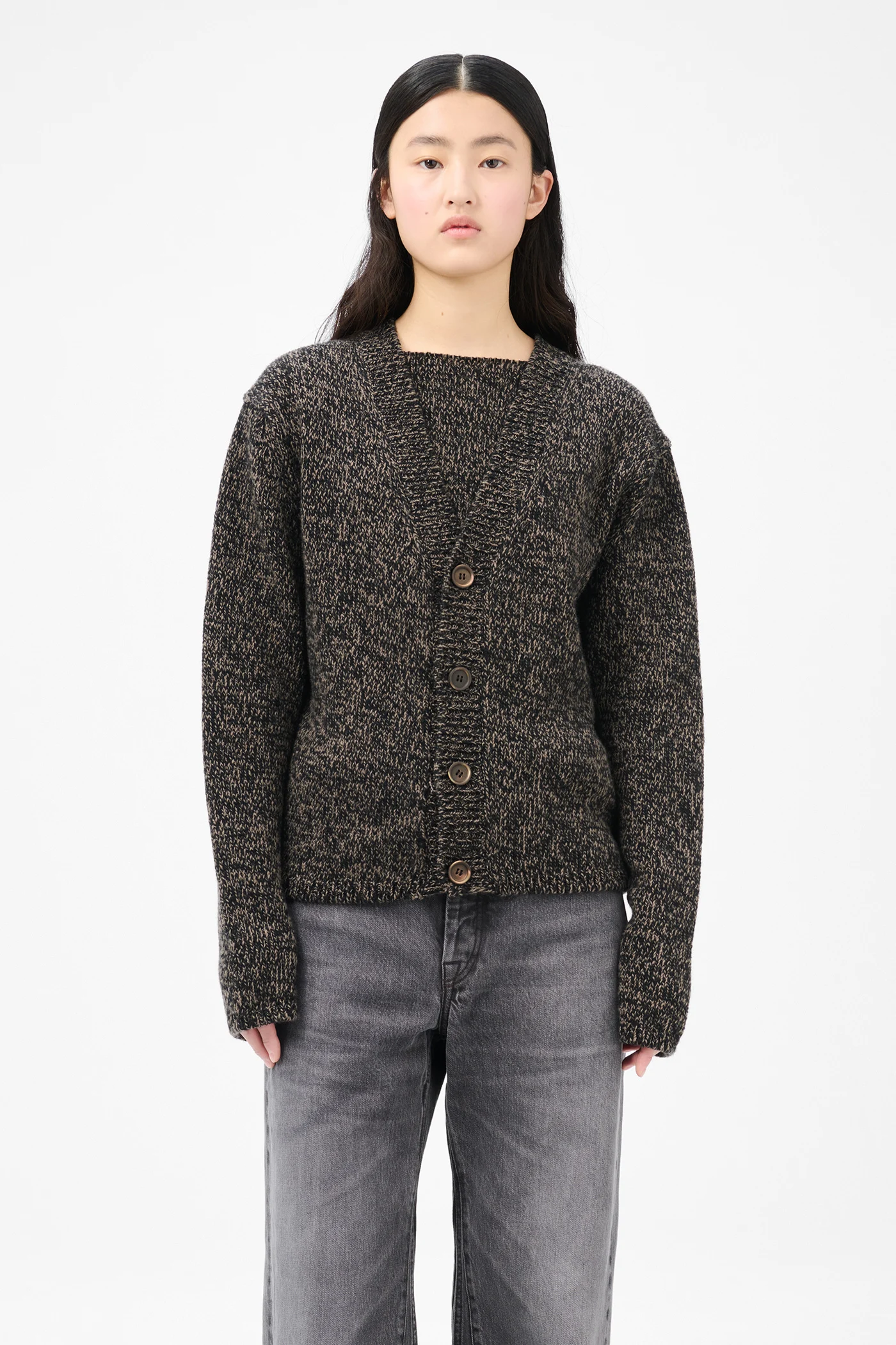 Academy Cardigan Bear Twist Mouline Wool