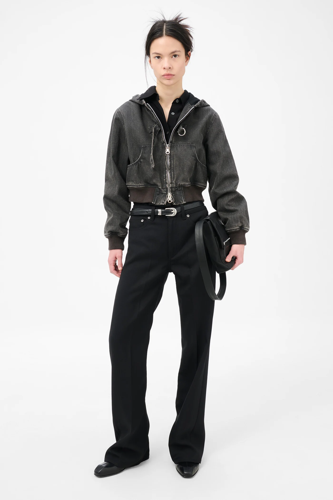 Coast Jacket Black Coated Wash