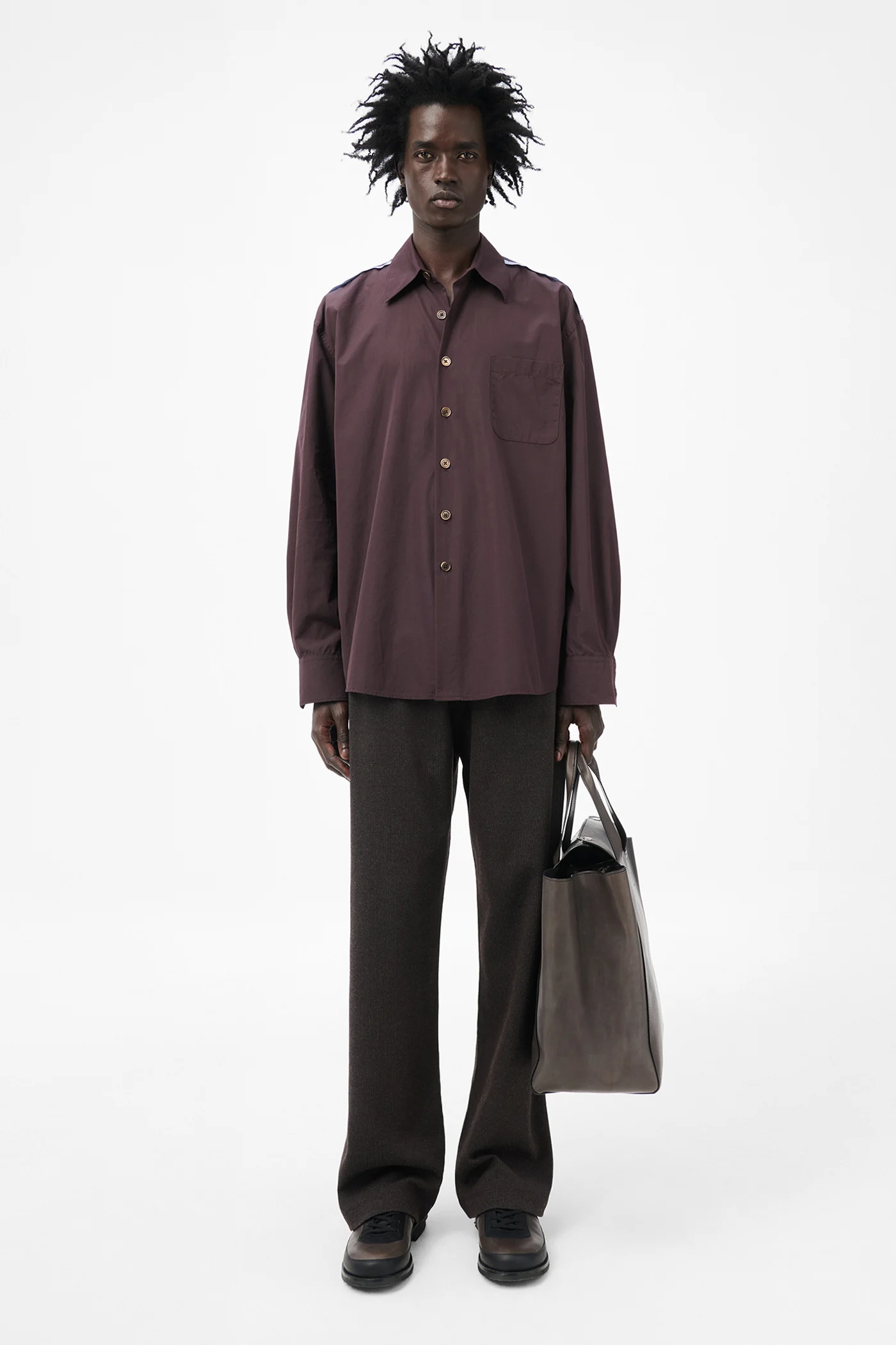 Above Shirt Divine Brown Super Poplin