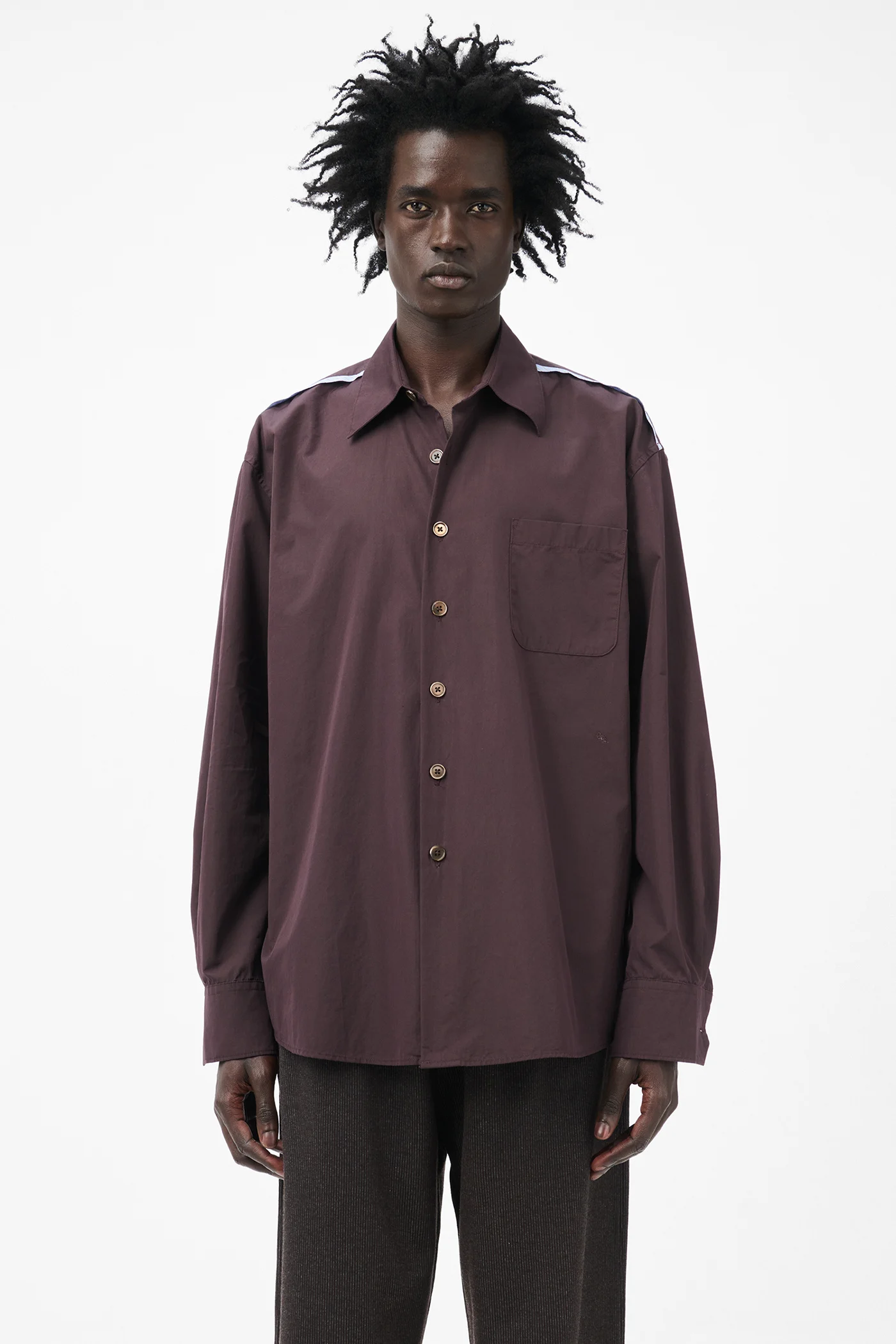 Above Shirt Divine Brown Super Poplin