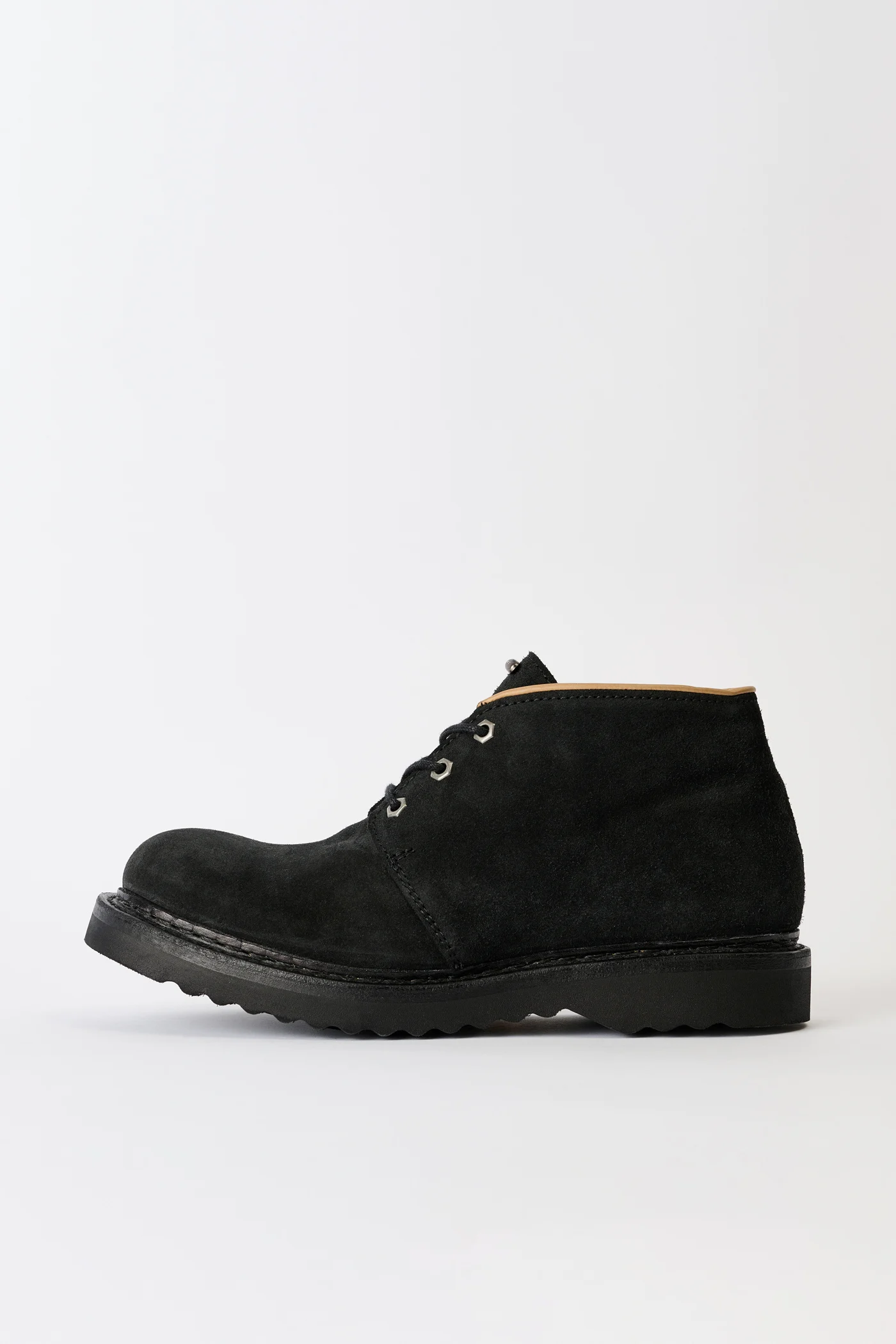 Chukka Boot Dim Black Velour Suede