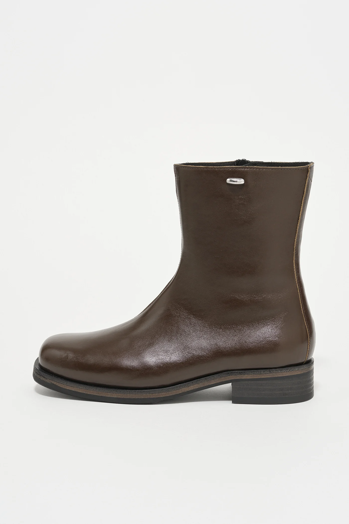 Camion Boot Olive Leather
