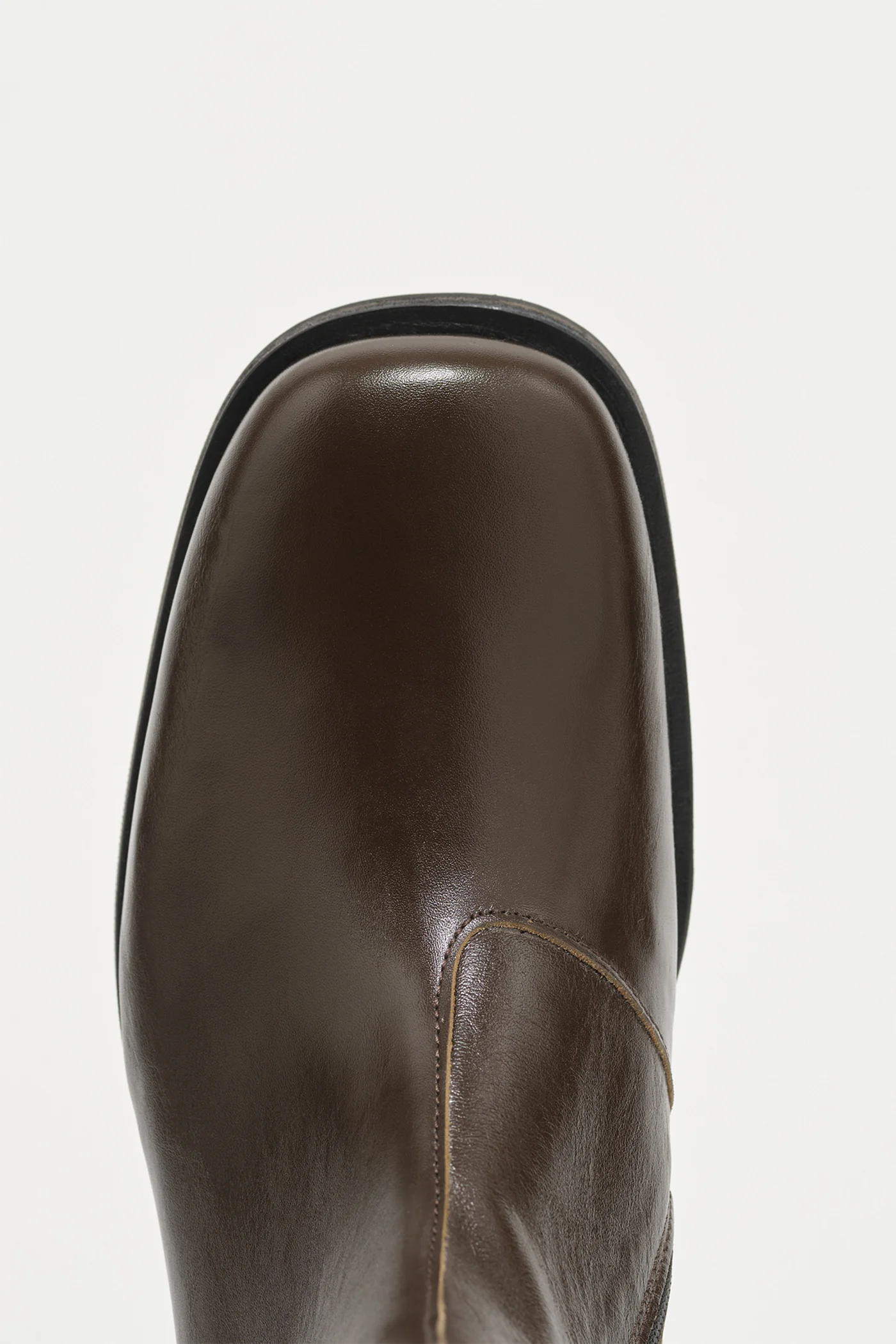Camion Boot Olive Leather