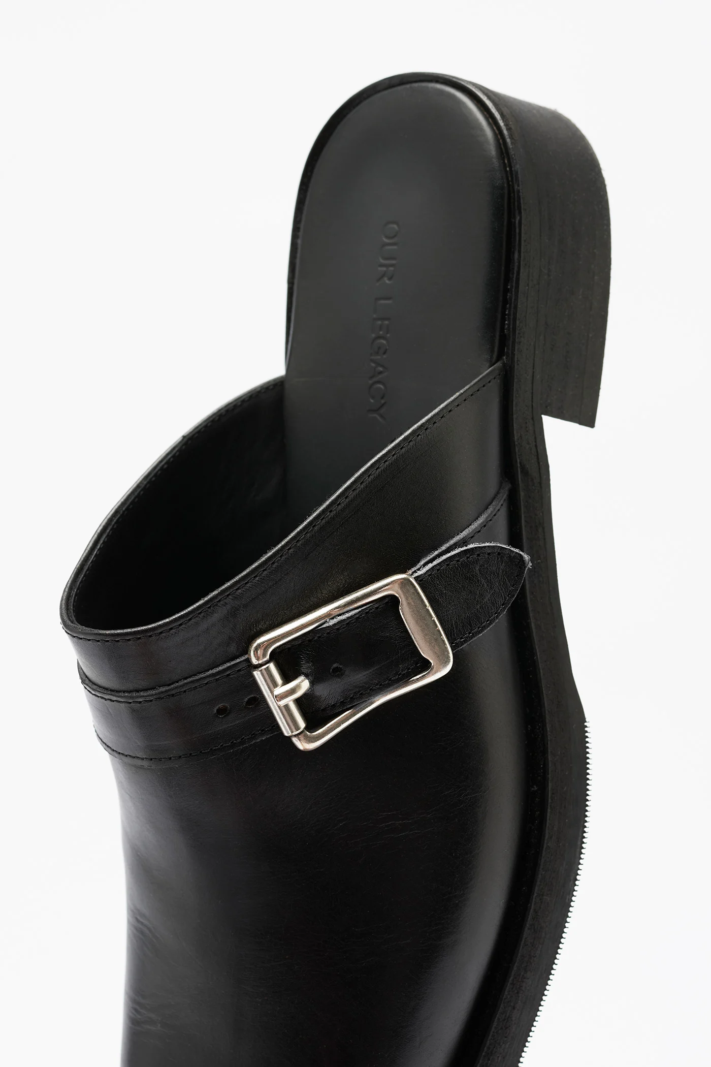 Camion Mule Black Leather | Our Legacy