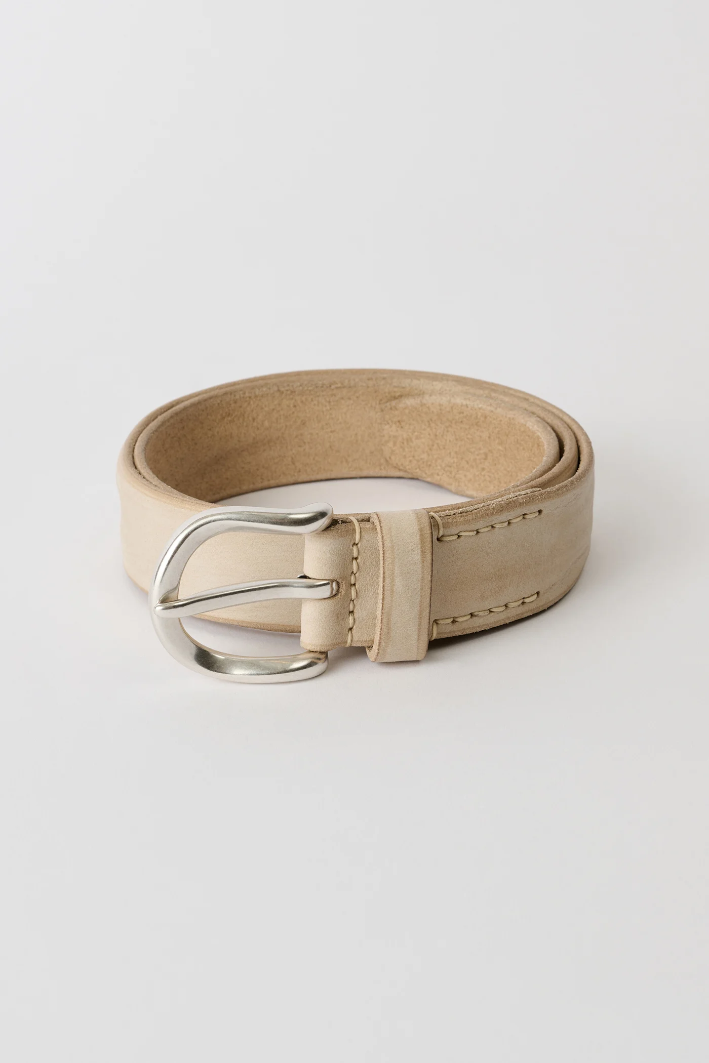 3.5 cm Belt Chalky White Leather