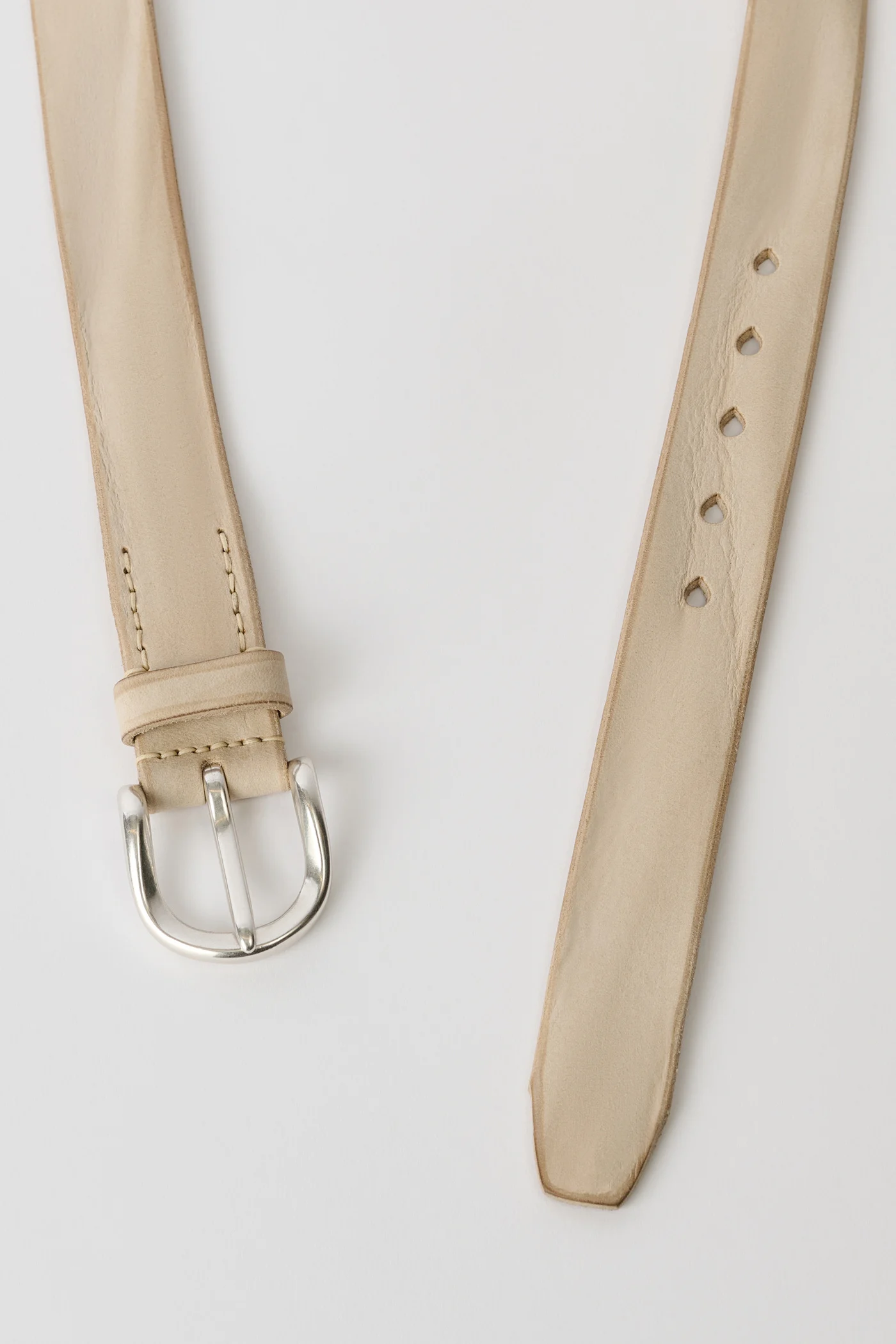 3.5 cm Belt Chalky White Leather