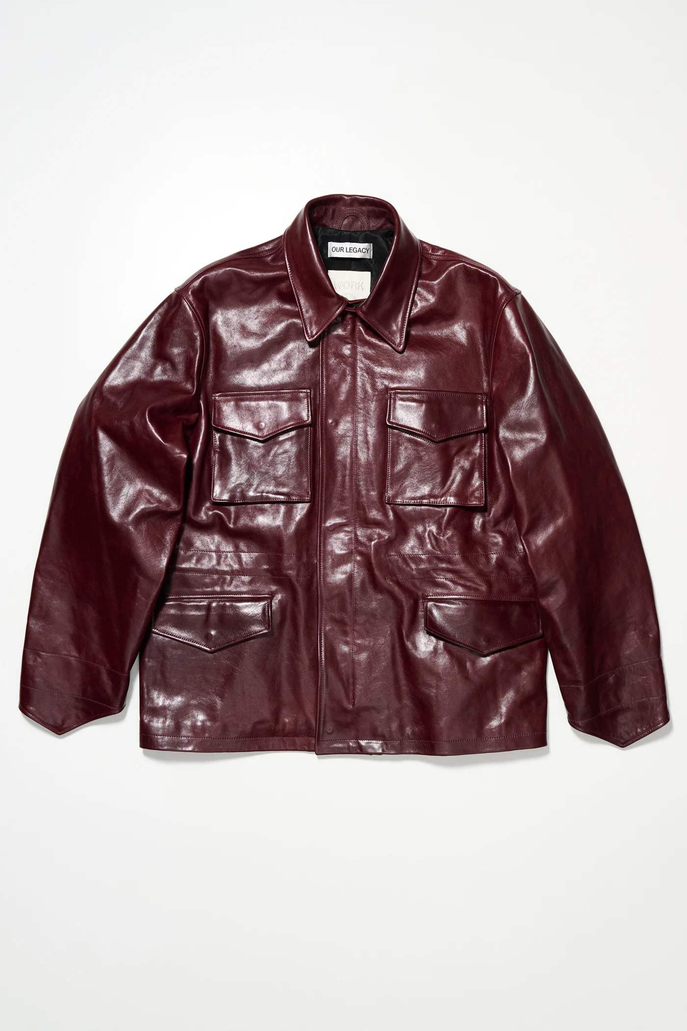 Borough Jacket Chianti Leather
