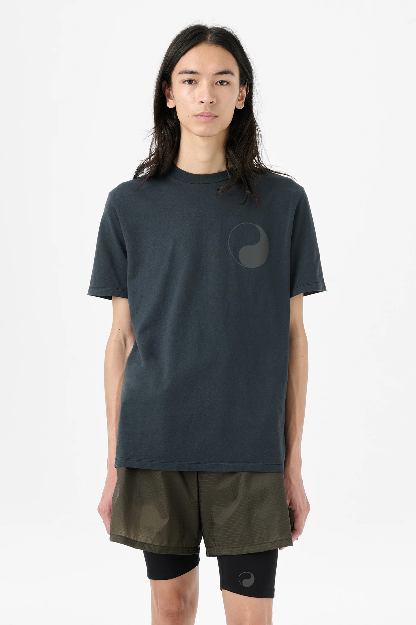 Box T-Shirt Black Reflective Print