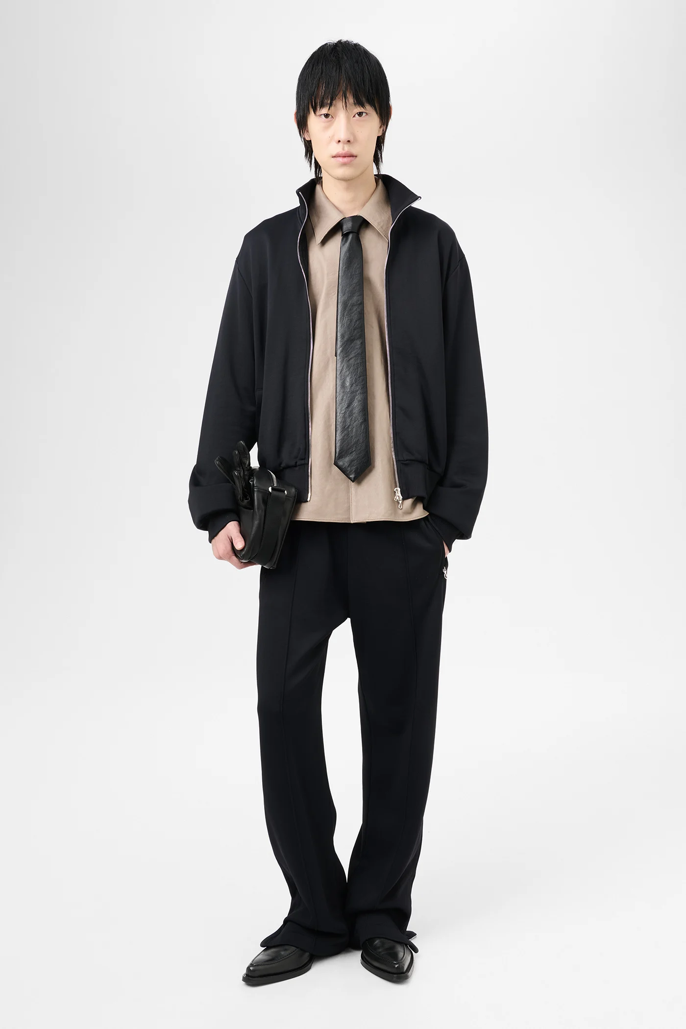 Mob Jacket Mob Jacket Prime Black True Track Jersey - Our Legacy