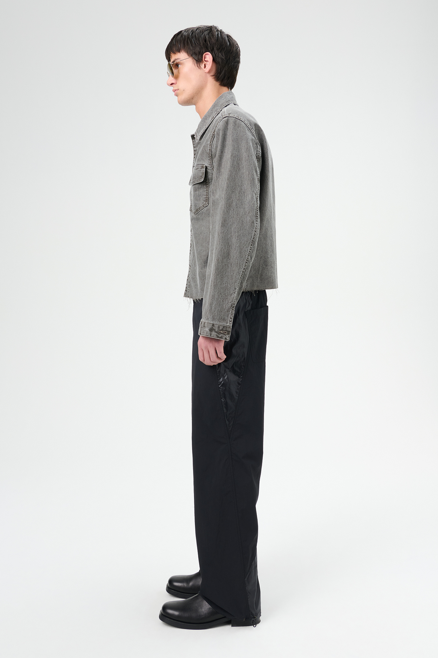 Roam Trouser Deep Black Ruff Nylon - Our Legacy