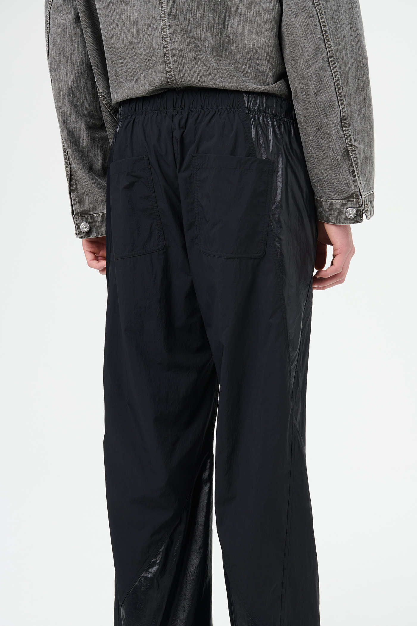 Roam Trouser Deep Black Ruff Nylon - Our Legacy