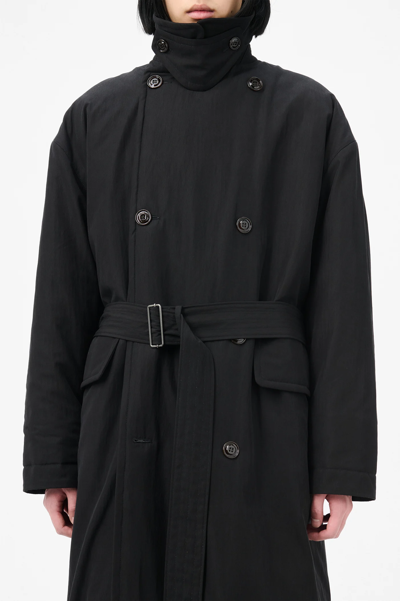Duvet Trench Black Tide Cotton Nylon