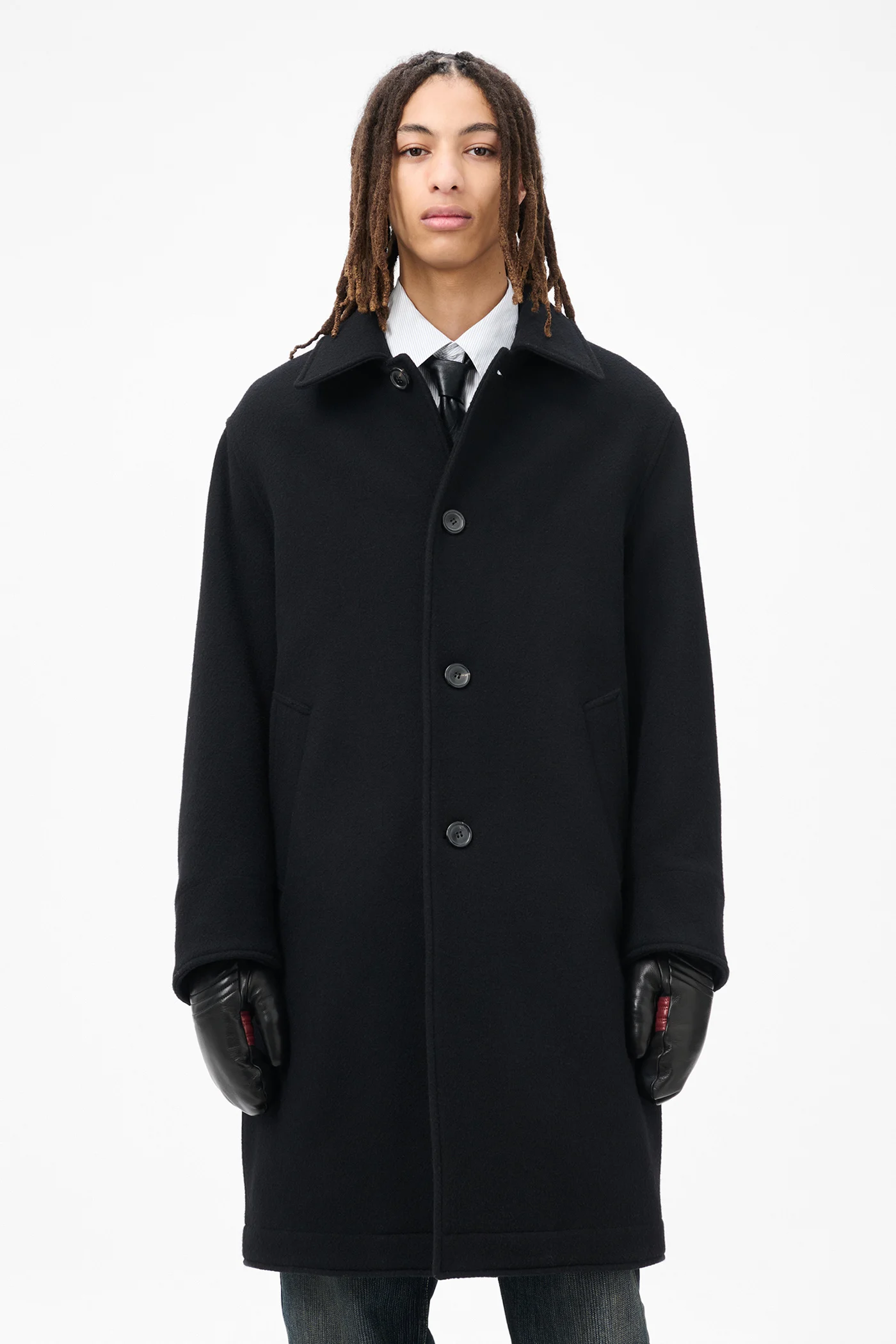 Car Coat Black Slyly Herringbone