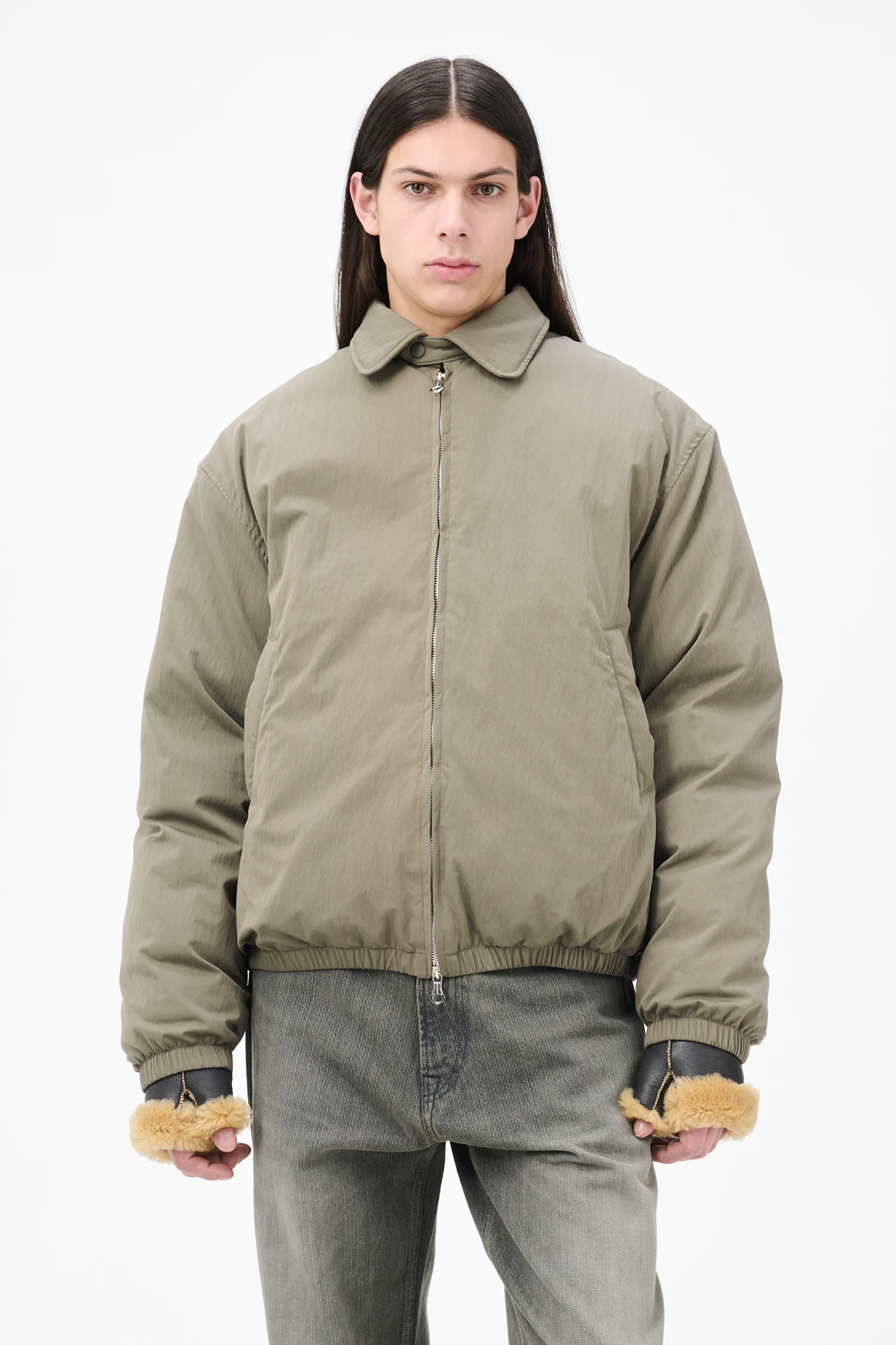 Avenue Puffa Solaro Sage Tide Cotton Nylon