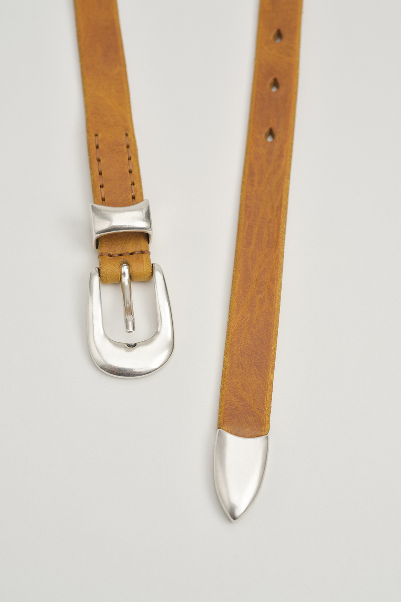 2 cm Belt Saffron Leather