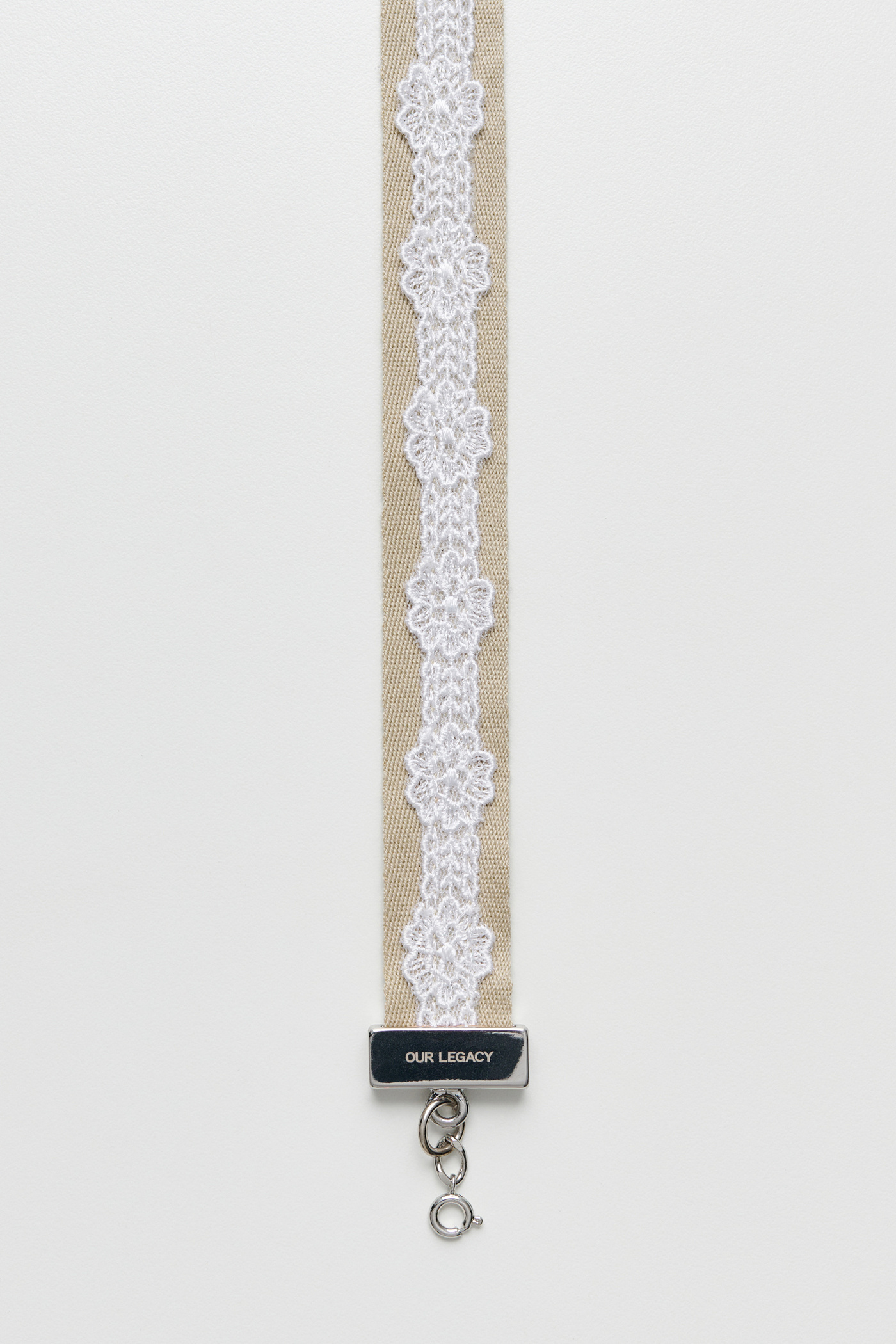 2 cm Lace Choker Off White Lace